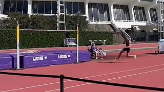 Slavko Stević SRB High Jump Men 219 cm 1st Place LSU Alumni Gold 2023 [upl. by Phillipe]