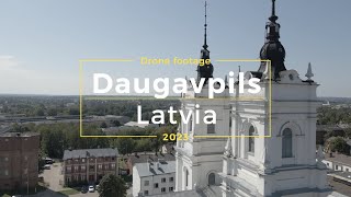 Daugavpils Latvija  4K Cinematic Drone Footage 2023 [upl. by Aicssej]