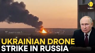 RussiaUkraine War LIVE Russian defence ministry says it downed three drones near border  WION [upl. by Grantham698]