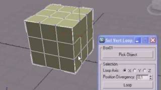 Select Vertex Loop MaxScript [upl. by Eulalee]