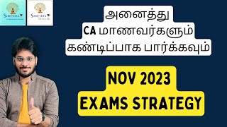 TAMIL  NOV 2023 CA EXAMS STRATEGY  SURE SUCCESS [upl. by Dyoll187]