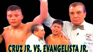 CRUZ JR VS EVANGELISTA JR Highlights [upl. by Atinit]