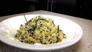 Meraki tv presents Helens Kouzina  Spinach Risotto  Spanakorizo [upl. by Armil928]