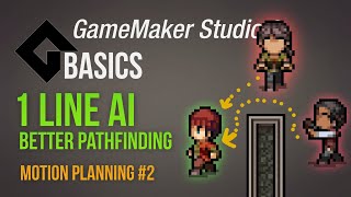 Pathfinding 2  Better one liner Game Maker Studio 2  Basics [upl. by Bellamy185]