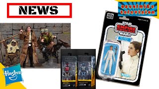 STAR WARS ACTION FIGURE NEWS BLACK SERIES PACKAGING HASBRO EXPO ENDOR SET REVIEW amp BESPIN LEIA [upl. by Luamaj16]