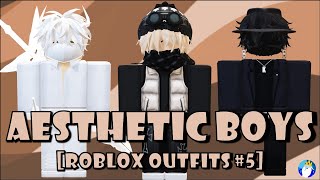 Aesthetic Boys Roblox Outfits Part 5 [upl. by Gilburt]