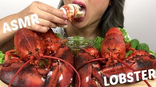 LOBSTER  ASMR Eating Sounds  NE Lets Eat [upl. by Elnar]