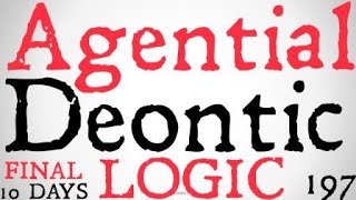 Agential Deontic Logic Bringing About [upl. by Vetter]