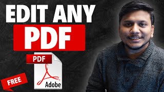 How to Edit any PDF File in LaptopPC for Free  Edit any PDF  2024 FREE PDF Editor [upl. by Dlorah255]