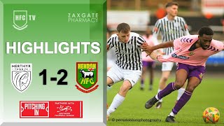 MERTHYR TOWN 12 HENDON  Highlights 19 March 2023 [upl. by Naz]