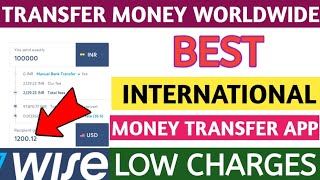 How to send INR to Any currency I Wise app money transfer I Transfer money to other country [upl. by Laenaj661]