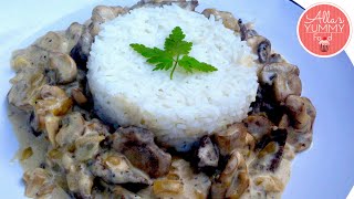 How to make Beef Stroganoff  Russian Cuisine  Бефстроганов из говядины [upl. by Emelita]