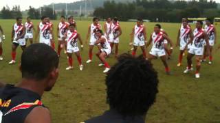 PNG vs Tonga Prematch confrontation [upl. by Reames]