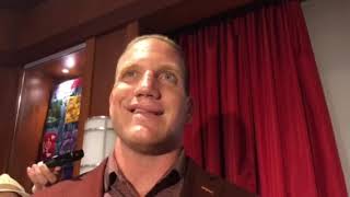 AJ Hawk Hall of Fame Interview [upl. by Eng553]