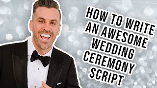 ASL Wedding Ceremony Script Full Script [upl. by Adekan]