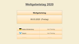 Weltgebetstag 2020 [upl. by Rj]