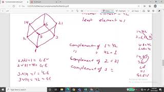 Complemented Lattice and distributive lattice [upl. by Placidia723]