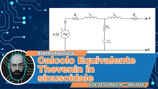 Elettrotecnica  Esercizio  Equivalente di Thevenin in regime sinusoidale [upl. by Nevin]