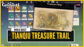 Genshin Impact  Tianqiu Treasure Trail World Quest [upl. by Elokkin]