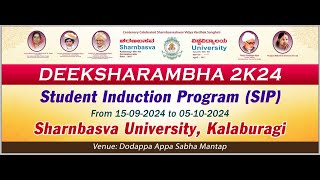 induction programme 202425 Sharnbasva University Kalaburagi [upl. by Dyrraj22]