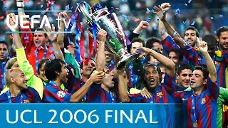 Barcelona v Arsenal 2006 UEFA Champions League final highlights [upl. by Nan]