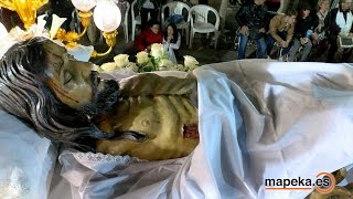 VIERNES SANTO NOCHE SEMANA SANTA ARCHENA 2016 PROCESIÓN DEL SANTO ENTIERRO [upl. by Gherlein]