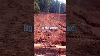 Playing In A Big Kids Sandbox Skid Steer  dirtlife skidsteer kubota dirtwork [upl. by Rosalia230]