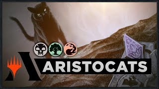 Aristocats  Throne of Eldraine Standard Deck MTG Arena [upl. by Oflodur]