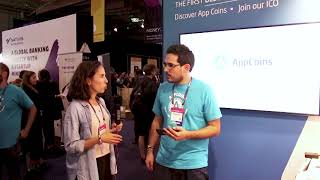 AppCoins MVP at WebSummit 2017 The first inapp purchase on Aptoide using the Blockchain [upl. by Gorlin]