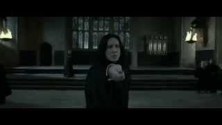 Snape reflected McGonagalls spells to hit the Death Eaters Behind Him [upl. by Iznek]