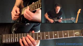 Welcome Home Sanitarium Guitar Lesson  Metallica  Outro wSolo [upl. by Krum778]