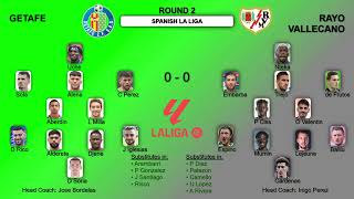 Spanish La Liga Games Formations and Statistics Round 2 [upl. by Eronel]