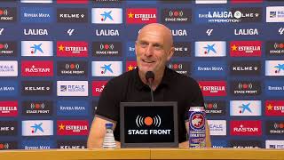 Rueda de prensa RCD Espanyol de Barcelona vs FC Cartagena [upl. by Ielerol]