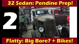 2208 32 Sedan Pendine Prep 2 Will the Flatty go to 338quot Plus Geoffs new bike [upl. by Rigdon]