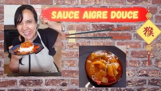 sauce aigredouce maison sans sucre ajouté [upl. by Nilyahs797]