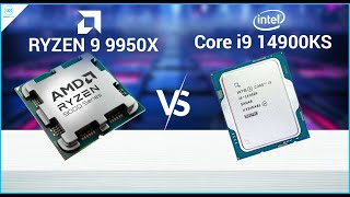 AMD Ryzen 9 9950X Vs Intel Core i9 14900KS AMD  Epic Showdown [upl. by Erodavlas]