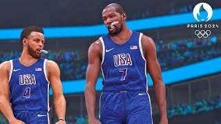 NBA 2K24 Olympics Mode  USA vs Serbia  Ultra Realistic Gameplay [upl. by Zeitler684]