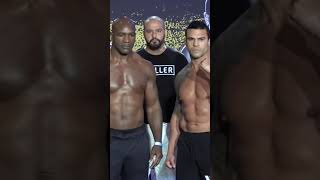 Evander Holyfield vs Vitor Belfort faceoff [upl. by Marlen]