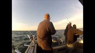 Angling Addict Offshore  Lake Ontario Trolling Action [upl. by Aelak]