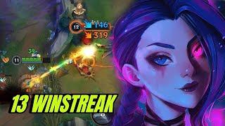 WILD RIFT JINX GAMEPLAY IN SEASON 13  13 WINSTREAK  PRO BUILDS [upl. by Nancey]