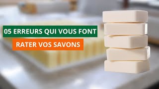 5 Erreurs à Éviter pour Obtenir un Savon Bien Dur et Parfait [upl. by Ednihek]