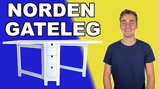 Easy To Follow  NORDEN GATELEG Table IKEA Tutorial [upl. by Irej]