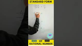 Standard Form of a rational number ll maths24by7 [upl. by Maher]