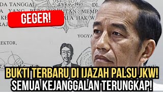 GEGER BUKTI TERBARU DI IJAZAH PALSU JKW SEMUA KEJANGGALAN TERUNGKAP [upl. by Lihp699]