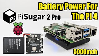 Pi Sugar 2 Pro Review  Battery Power For Your Pi4 [upl. by Aivilo]