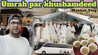 Umrah par aaye apne log Kaise huwa welcome  Welcome on Umrah  Makkah Vlogs AftabFootnotes [upl. by Niarbo]