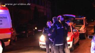 25122012  Wiesloch  Fußgänger von Pkw erfasst und lebensgefährlich verletzt [upl. by Casimire710]