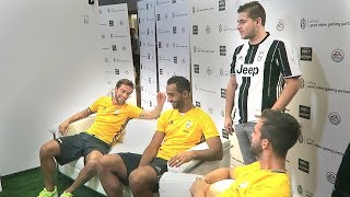 MA RENCONTRE AVEC LES JOUEURS DE LA JUVENTUS [upl. by Siurtemed]