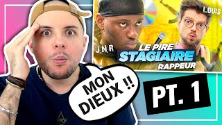 Le pire stagiaire rappeur  Greg Guillotin est fou  REACTION PARTIE 1 TEASER 2020 [upl. by Heringer]