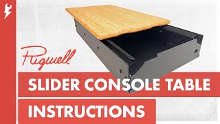 Rigwell Slider Console Table Instructions [upl. by Varien179]